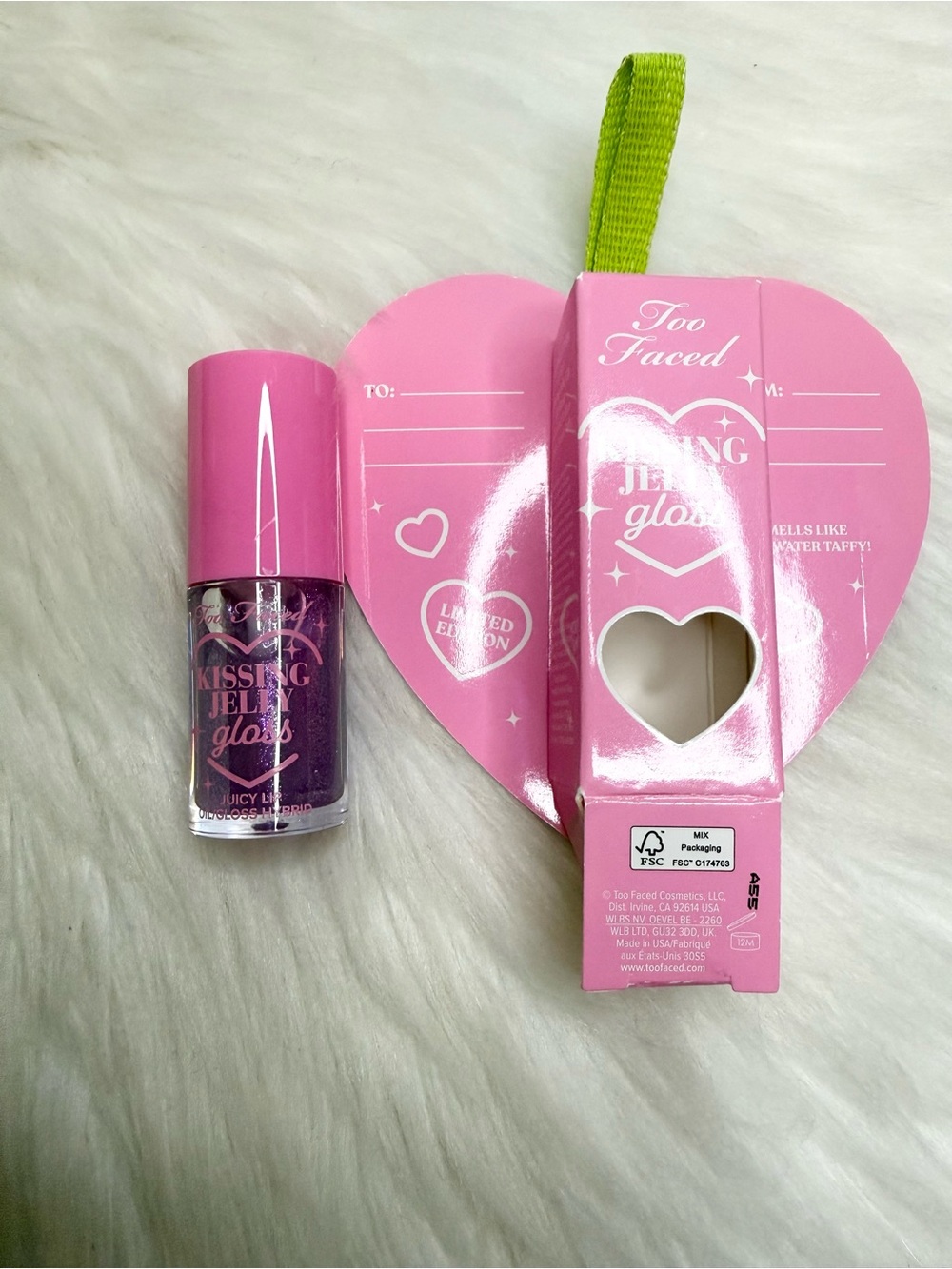 Too Faced Kissing Jelly Gloss new with box full size